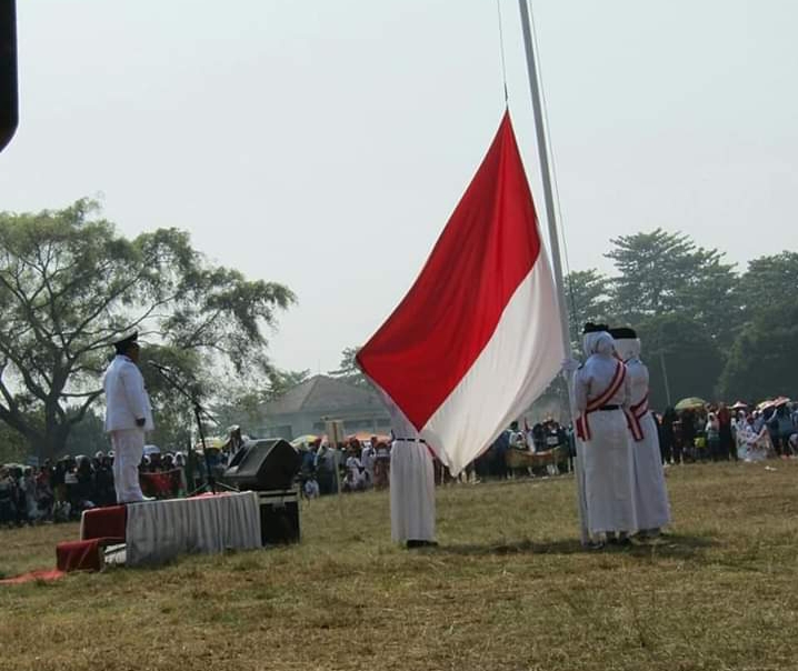 pengibaran Bendera Merah Putih Pada Tanggal 17 Agustus 2019
